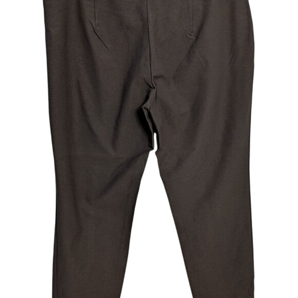 Eileen Fisher Women XL Washable Stretch Crepe Slim Ankle Pants Graphite grey - Picture 2 of 14